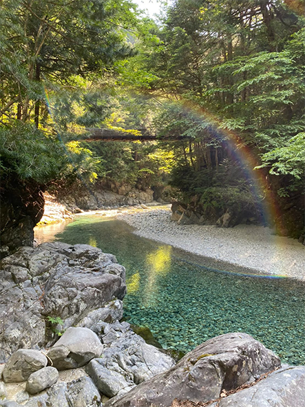 阿寺渓谷キャンプ場 渓谷アクティビティの物味湯産手形のメイン写真